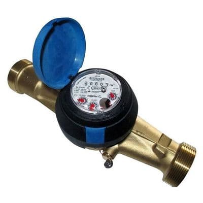 PoWoGaz Class C Water Meter  Threaded BSP  Pulsed  MID & WRAS Approved