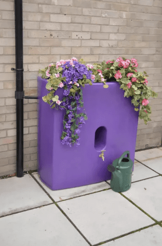 Purple Oasis 375 Litre Water Butt Planter