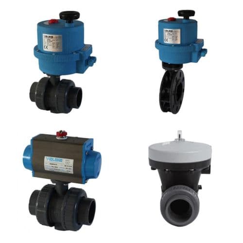 PVC Actuated & Pneumatic Valves Imperial / Inch