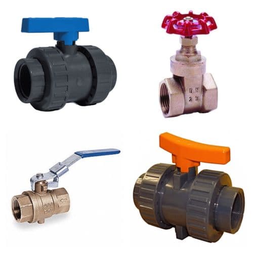 PVC and Metal Manual Valves - Metric