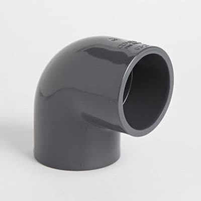 PVC Plain Elbow 90 - Metric