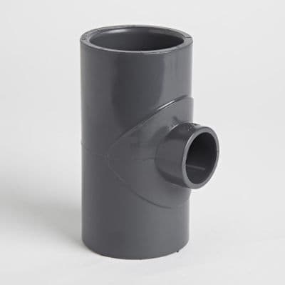 PVC Plain Reducing Tee Metric