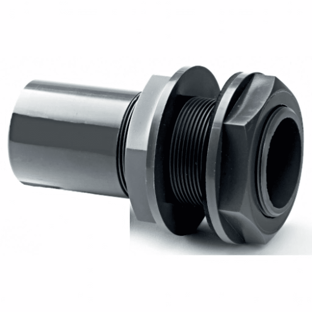 PVC-U Tank Connector Plain to Threaded Imperial / Inch- All sizes