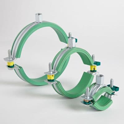 Rubber Lined Pipe Clips Metric