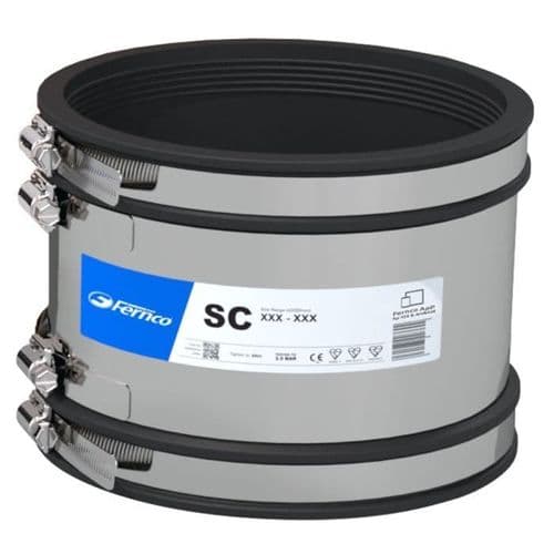 SC165 Shear Banded Standard Pipe Coupling 140mm - 165mm