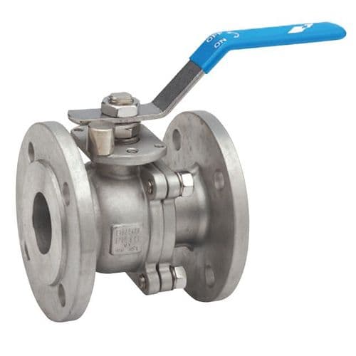 Stainless Steel Ball Valve  Flanged PN16  WRAS Approved