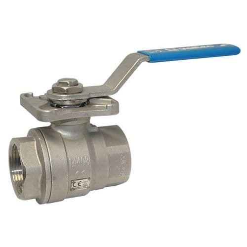 Stainless Steel Ball Valve  Two Piece  ISO Top  ATEX