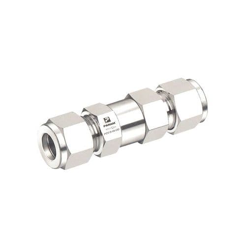Stainless Steel Check Valve  Compression Ends  Imperial