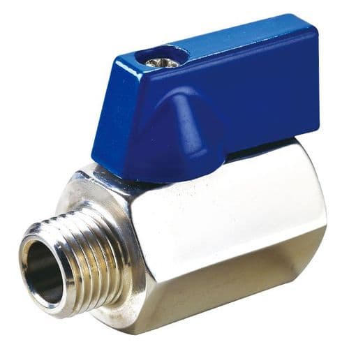 Stainless Steel Mini Ball Valve  Male x Female