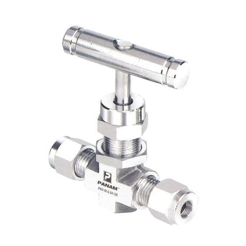 Stainless Steel Needle Valve  Compression Ends  Imperial