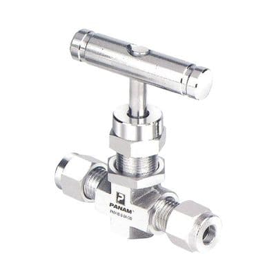 Stainless Steel Needle Valve  Compression Ends  Metric