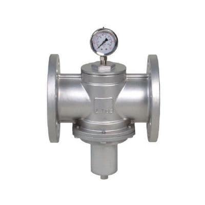 Stainless Steel Pressure Reducing Valve  FKM/PTFE Seat  Flanged