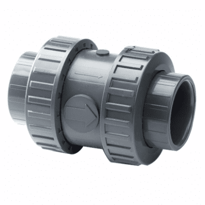 Standard Foot Valve - Double Union - FPM Seals - Plain Ends