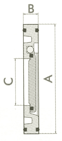 Standard Wafer Type Check Valve - With Spring - EPDM Seal