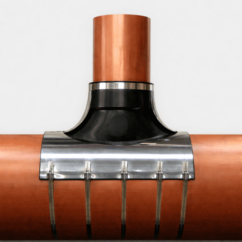 TA16090 Pipe Saddle  90° 160mm Branch for 200400mm Pipe