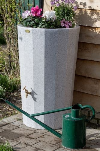 White Marble Midi Metropolitan Water Butt Planter