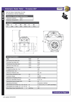 Woltmann Water Meter  Screwed BSP  MID & WRAS Approved