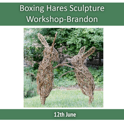 Boxing  Hare Willow Sculpture Full Day Workshop - Brandon