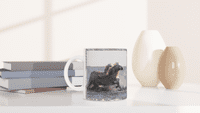 Camargue Horses in the Sea Ceramic Mug
