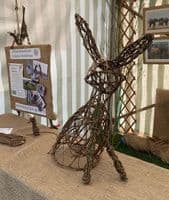 Hare Willow Sculpture Workshop Friston Village Hall