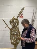 Hare Willow Sculpture Workshop Friston Village Hall