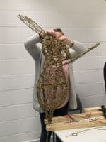 Hare Willow Sculpture Workshop Friston Village Hall