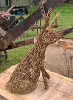 Hare Willow Sculpture Workshop Friston Village Hall