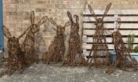 Hare Willow Sculpture Workshop Friston Village Hall