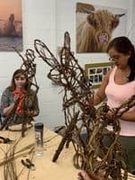 Hare Willow Sculpture Workshop Friston Village Hall