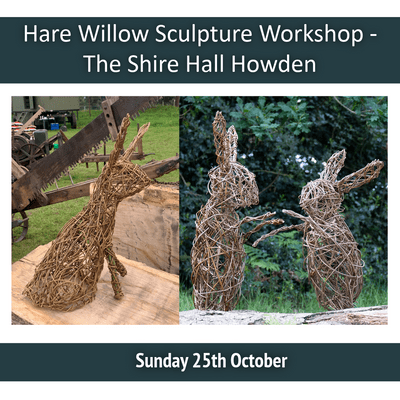 Hare Willow Sculpture Workshop Howden Shire Hall