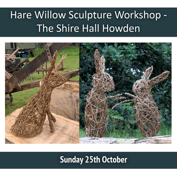 Hare Willow Sculpture Workshop Howden Shire Hall