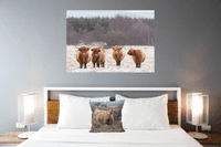 Heather and Gorse Linen Cushion