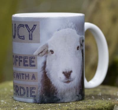 Herdwick Sheep Personalised Mug with your own message