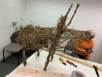 Highland Cow Willow Sculpture Full Day Workshop - Red Lodge Millennium Centre