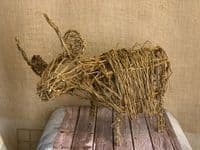 Highland Cow Willow Sculpture Full Day Workshop - Red Lodge Millennium Centre