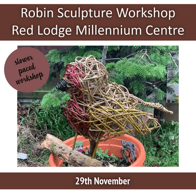 Robin Willow Sculpture Workshop Red Lodge Millennium Centre