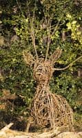 Stag Willow Sculpture Workshop Red Lodge Millennium Centre
