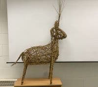Stag Willow Sculpture Workshop Red Lodge Millennium Centre