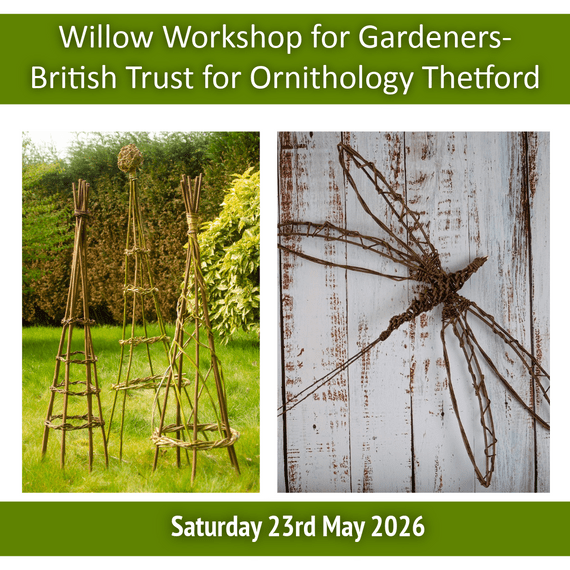 Willow Weaving for Gardeners Workshop BTO Thetford