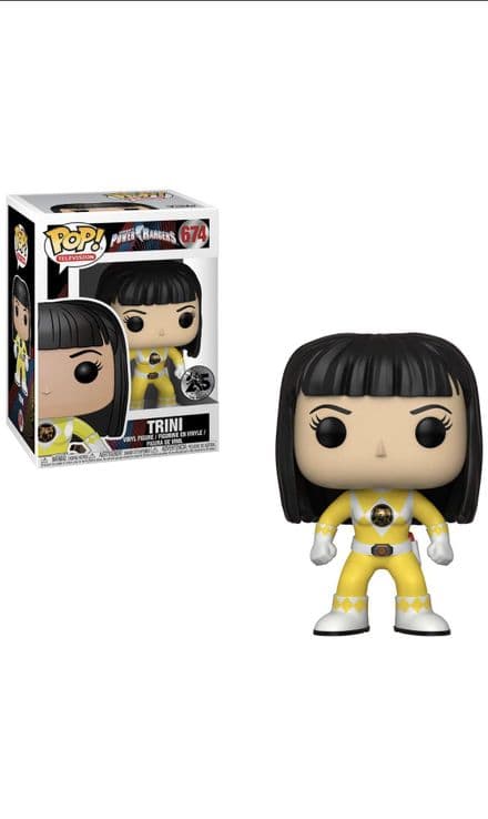 Funko POP Vinyl: Power Yellow Ranger No Helmet