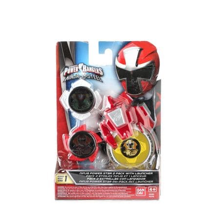 Power Rangers Ninja Steel Power Star Pack with Launcher - Assorted Color