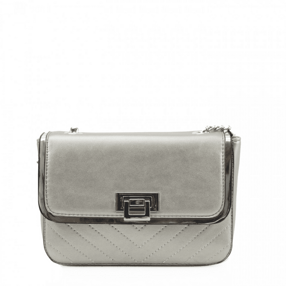 Grey chain shoulder sales bag
