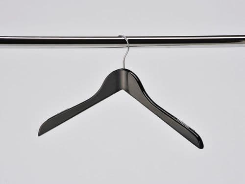 HTOP02B Black Wooden Top Hanger