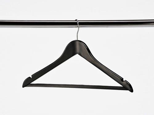HWHB  Black Wooden Hanger