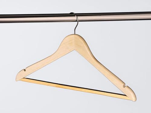 HWHL Hooked Wooden Suit Hanger
