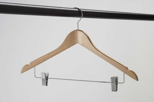 HWHLSKC Hooked Wooden Skirt Hanger