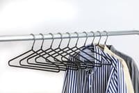 KRH/PVC Heavy Duty Black PVC coated Chrome Hanger