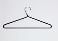 KRH/PVC Heavy Duty Black PVC coated Chrome Hanger