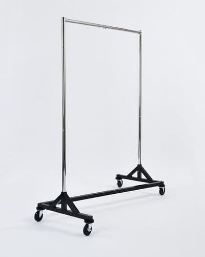 RACK60 Heavy Duty Chrome Garment Rail