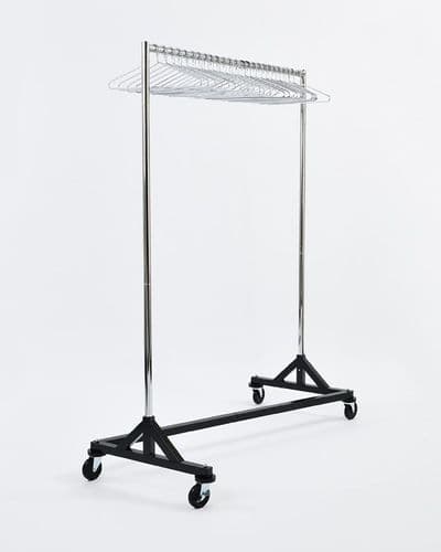 RACK60/KRC Chrome Rail with 25 KRC Captive Hangers